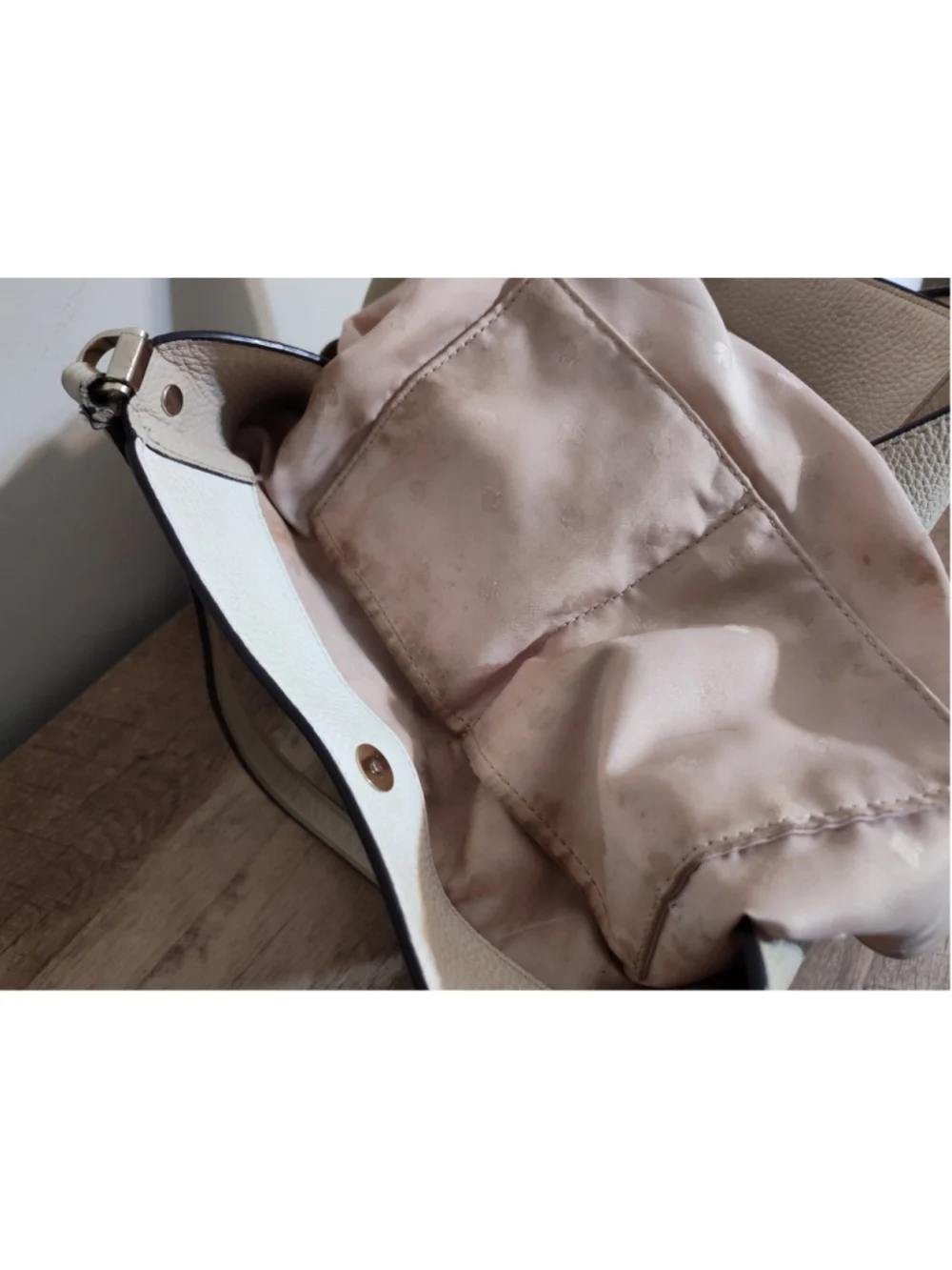 Women's Kate Spade Shoulder Bag One Size White and Beige